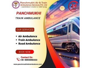 Hire Panchmukhi Train Ambulance Service in Lucknow with ICU Facility at Lowest Price