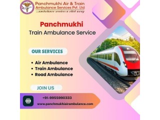 Book Panchmukhi Train Ambulance Service in Kanpur with Advanced Medical Equipment