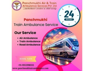 Pick Panchmukhi Train Ambulance Service in Kharagpur with Hassle-Free Healthcare Facility