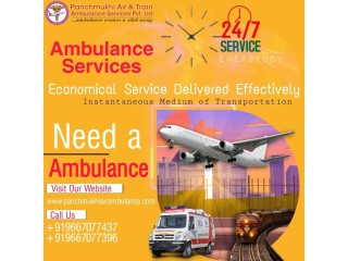 Get Immediate Patient Transfer by Air Ambulance from Guwahati via Panchmukhi