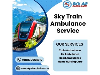 Sky Train Ambulances in Dibrugarh offers life saving medical features during journey