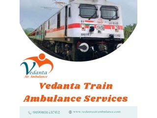 Choose Vedanta Train Ambulance Service to transfer a sick patient in Malda Town quickly