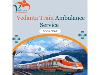 Select Vedanta Train Ambulance Service in Kochin with a High-Tech Medical Team