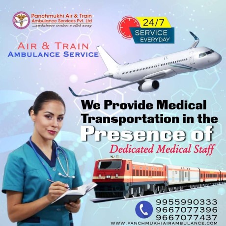 hire-most-superior-air-ambulance-service-in-raipur-by-panchmukhi-big-0