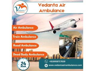 Low-cost and Swift Air Ambulance with Qualified Paramedics from Mumbai via Vedanta