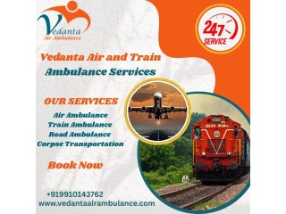 Vedanta Train Ambulance Service in Varanasi is renowned for its efficient and safe patient transport