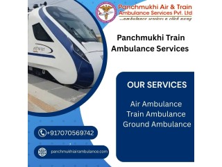 Panchmukhi Low Cost Train Ambulance in Guwahati  Quality Service offered at a far price