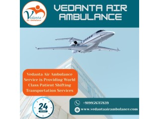 Book a Reliable Air Ambulance with a Medical Specialist from Kolkata via Vedanta