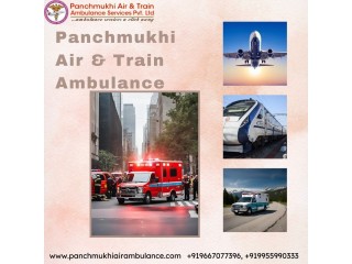 Panchmukhi Hi Tech Train Ambulance from Patna to Mumbai - Risk is minimal