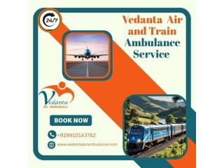 Book Vedanta Train Ambulance Service in Jammu with Doctor Support Team