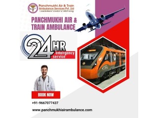 Panchmukhi Air & Train Ambulance Services in Madurai with Full ICU Facility at Low Fare