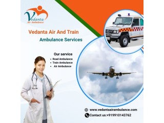 Vedanta Train Ambulance Services provides Clean and Safe transport for Patients in Ranchi
