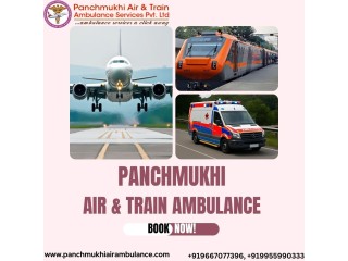 Panchmukhi ICU Train Ambulance in Patna  Guaranteed Safety is maintained during the relocation