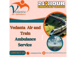 Book the Vedanta Train Ambulance service in Ernakulum for safe and affordable patient transportation