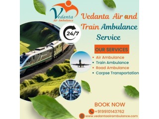 Book the Vedanta train ambulance service in Kerala with an expanded medical team