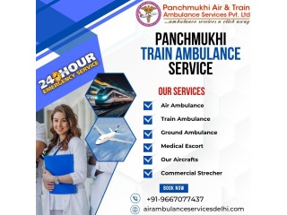 Panchmukhi Train Ambulance in Patna- Reminds you of ICU setting in train