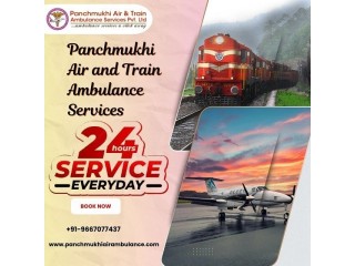 Hire Top-Grade Panchmukhi Air and Train Ambulance Service in Lucknow with ICU Facility