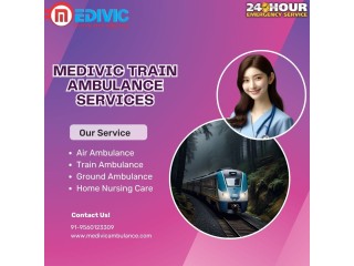 Medivic Train Ambulance in Kolkata provides life-saving service in the form of an ICU inside it