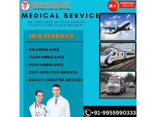 Panchmukhi Train Ambulance in Guwahati provides first-class services during transfers