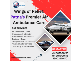 Wings of Relief: Patnas Premier Air Ambulance Care