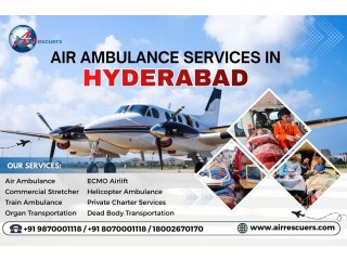 Emergency Air Ambulance in Hyderabad  Air Rescuers