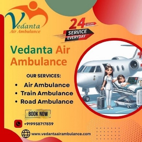hire-hi-tech-vedanta-air-ambulance-service-in-indore-with-healthcare-facility-big-0