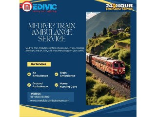 Medivic Consistently Monitors the Journey's Progress in Patna in a Train Ambulance