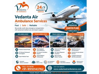 Book Vedanta Air Ambulance Service in Ranchi for Safe and Rapid Medical Transportation Across India
