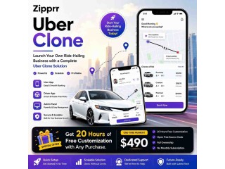 Zipprr Uber Clone  The Best Uber Clone Script for 2026