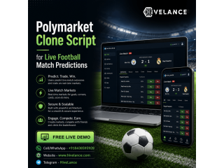 Polymarket Clone Script  Ride the Football Prediction Market Boom