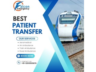 Falc Emergency Train Ambulance in Guwahati provides timely transit for urgent health crises