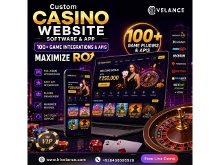 Next-Gen Casino Website Software | Custom Design, Maximum ROI
