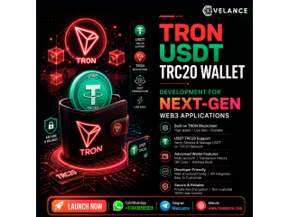 TRON USDT TRC20 Wallet Development Services for Startups & Enterprises