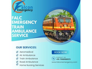 Falc Emergency Train Ambulance in Patna Ensures Patients Get Risk-Free Transit
