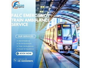 Falc Emergency Train Ambulance in Guwahati motion a reliable and trustworthy patient transportation service