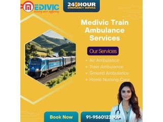 Traveling is made incredibly simple by Medivic Train Ambulance Service in Guwahati
