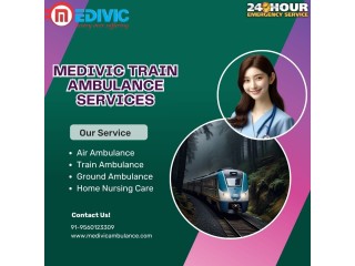 Medivic Train Ambulance Service in Kolkata provides a life-saving Facility