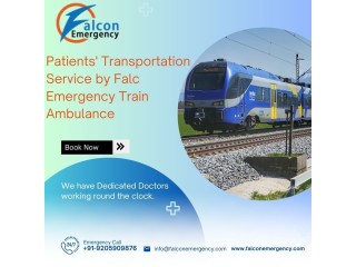 Falc Emergency Train Ambulance in Mumbai guarantees safe transportation for patients