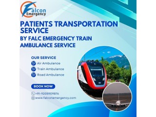 Falc Emergency Train Ambulance in Bangalore offers insights into the patient's condition
