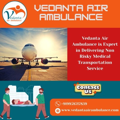 superb-air-ambulance-with-perfect-medical-aid-from-mumbai-through-vedanta-big-0