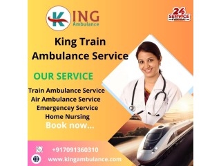 King Ambulance in Delhi provides instant convenience through train-based transportation