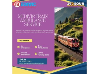 Medivic train ambulance in Kolkata offer the most recent iteration of fortunate and unexpected medical transport