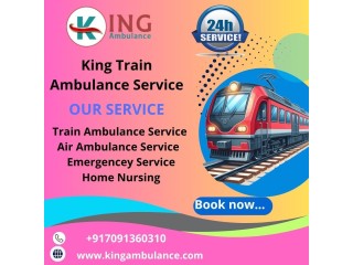 King made travelling in Train Ambulance in Jabalpur extremely convenient