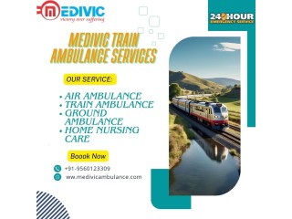 The most promising and safest option in Ranchi is the Medivic Train Ambulance Service