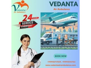 Get Vedanta Air Ambulance Service in Bhopal with Top-level Ventilator Setup at Low-fare