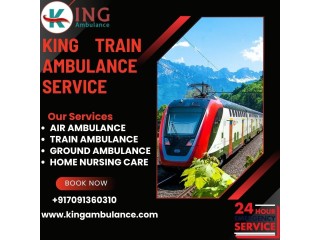 King Train Ambulance transfers patient with professional doctors team in Bangalore