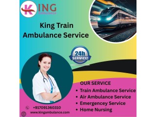 King Indore Train Ambulance offers discreet transportation and calm environment