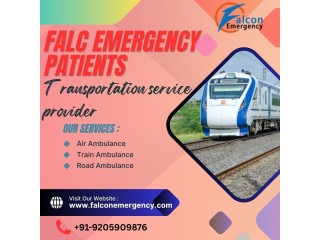 Choose the Falc emergency train ambulance in Kolkata for better and effortless patient transfer