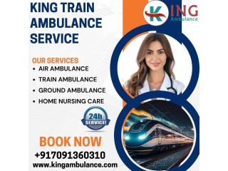 King Contrives Challenging Transit Parts in Patna in a Train Ambulance
