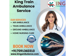 King Offers Updates and Clear Direction in Delhi in a Train Ambulance